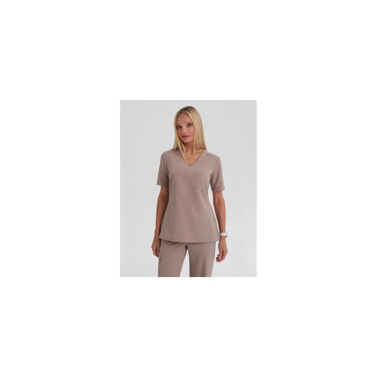 Spodnie unisex medyczne cargo khaki