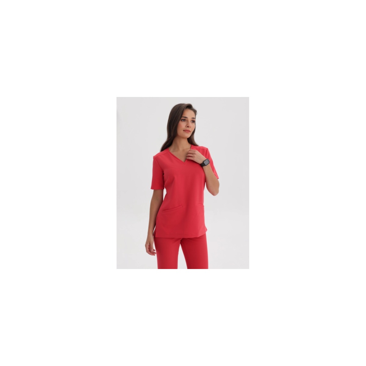 Bluza kardiologiczna czerwona z logo serca